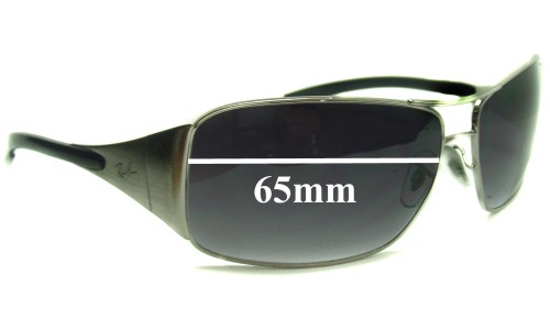 Sunglass Fix Replacement Lenses for Ray Ban RB3320 Highstreet - All models except 41-71 & 042-8Z - 65mm Wide 