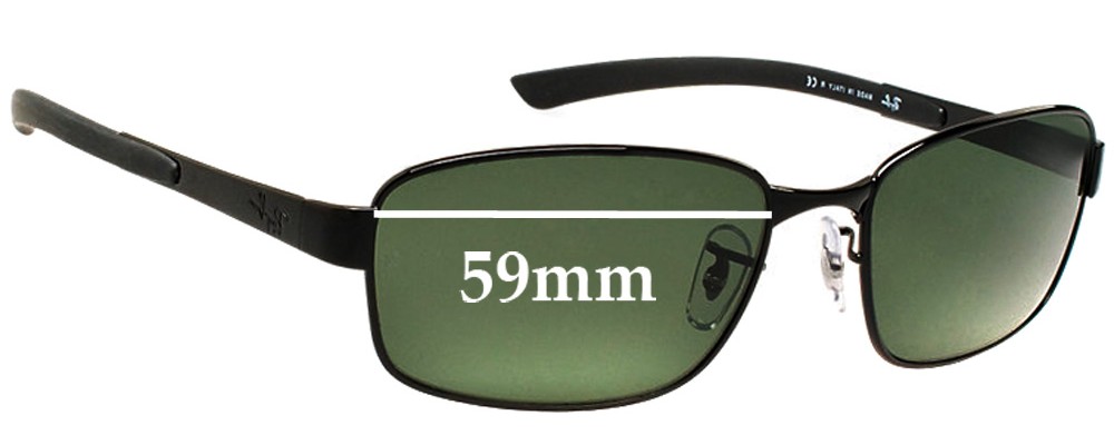 Ray Ban RB3413 Replacement Lenses 59mm 
