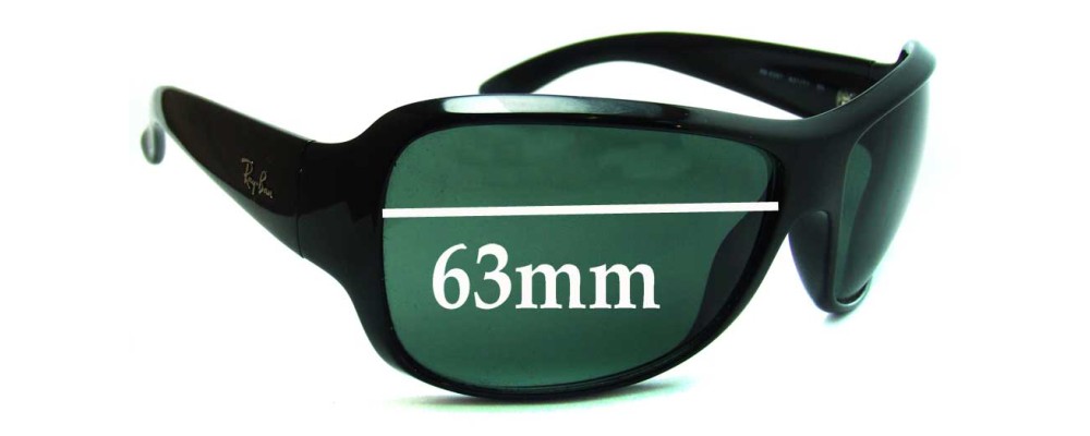 Ray Ban RB4097 Replacement Lenses 63mm 