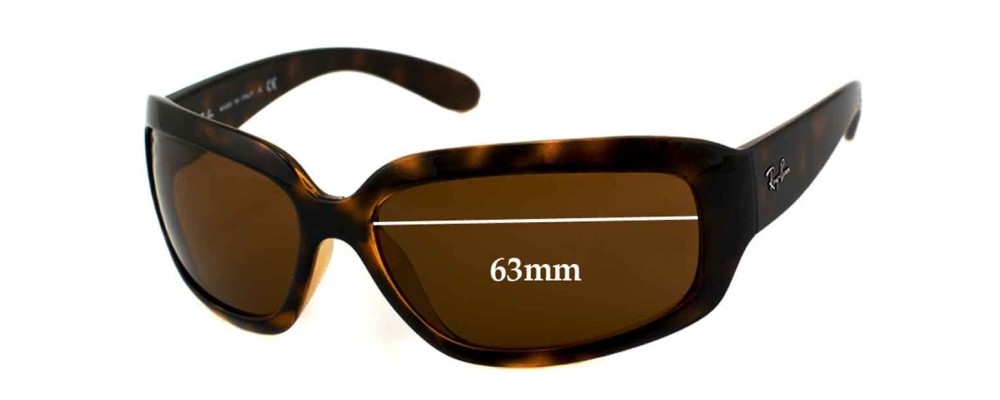 Ray Ban RB4102 Replacement Lenses 63mm 