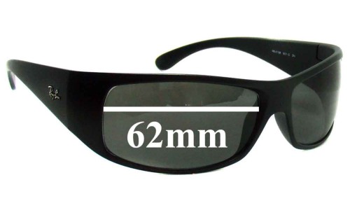 Sunglass Fix Replacement Lenses for Ray Ban RB4108 - 62mm Wide 