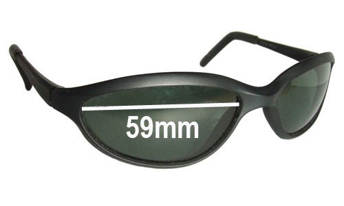 Ray Ban B&L W2967 Replacement Lenses 59mm wide 
