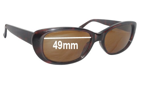Sunglass Fix Replacement Lenses for Ray Ban B&L W3070 Rituals - 49mm Wide 