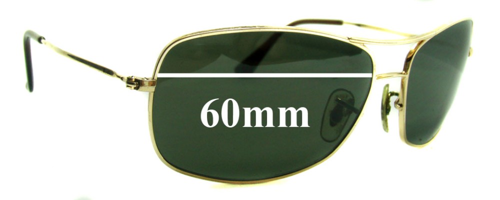 Ray Ban RB3322 Replacement Lenses 60mm 