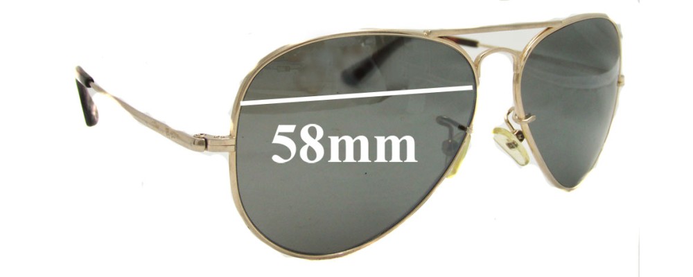 Ray Ban RB8029-K Replacement Lenses 
