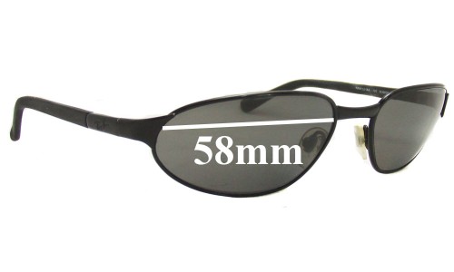 Sunglass Fix Replacement Lenses for Ray Ban RAM1551AA - 58mm Wide 