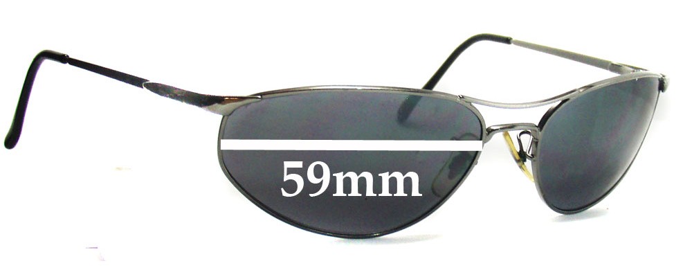 Ray Ban RB3131 Replacement Lenses 59mm 