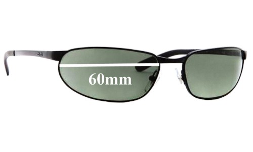 Sunglass Fix Replacement Lenses for Ray Ban RB3176 Flight - 60mm Wide 