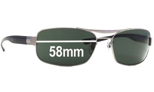 Ray Ban RB3302 Replacement Lenses 58mm wide 