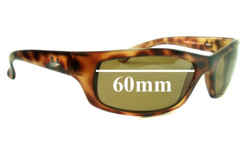 Ray Ban RB4026 Shot Square Replacement Lenses 60mm wide 