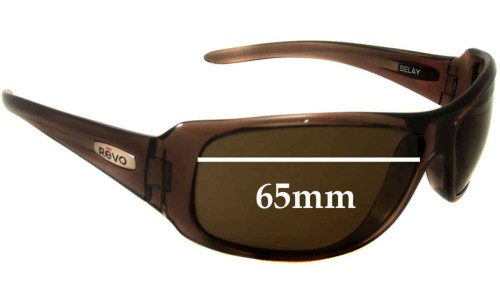 Sunglass Fix Replacement Lenses for Revo RE4038 Belay - 65mm Wide 