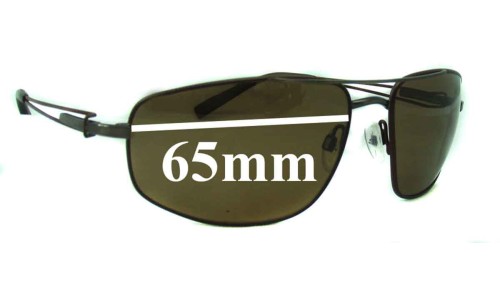 Sunglass Fix Replacement Lenses for Serengeti Augusto - 63mm Wide 