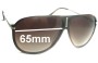 Sunglass Fix Replacement Lenses for Versace MOD 4165 - 65mm Wide 