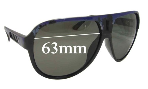 Sunglass Fix Replacement Lenses for Dragon Experience - 63mm Wide 