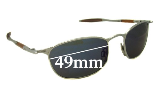 Sunglass Fix Replacement Lenses for Oakley OO Square - 49mm Wide 