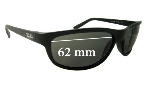 Sunglass Fix Replacement Lenses for Ray Ban RB4158-E - 62mm Wide 
