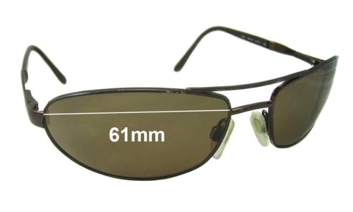 Sunglass Fix Replacement Lenses for Revo 3035 - 61mm Wide 