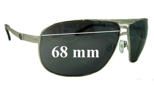 Sunglass Fix Replacement Lenses for Von Zipper Skitch Newer - 68mm Wide 