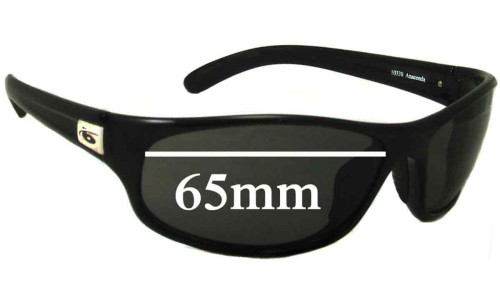 Sunglass Fix Replacement Lenses for Bolle Anaconda Newer Style - 65mm Wide 