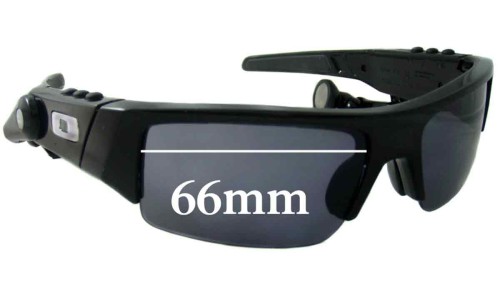Sunglass Fix Replacement Lenses for Oakley Thump O Rokr - 66mm Wide 