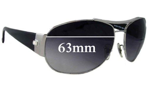 Sunglass Fix Replacement Lenses for Ray Ban RB3358 - 63mm Wide 