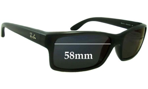 Sunglass Fix Replacement Lenses for Ray Ban RB4151 - 59mm Wide 