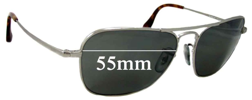 Ray Ban RB8034-K Replacement Lenses 