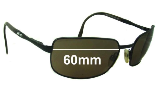 Sunglass Fix Replacement Lenses for Revo RE3024 - 60mm Wide 
