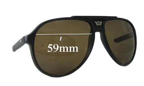 Sunglass Fix Replacement Lenses for Bolle Unknown - 59mm Wide 