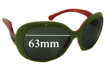 Dolce & Gabbana DG8063 Replacement Lenses 63mm wide 