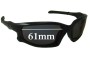 Sunglass Fix Replacement Lenses for Oakley Split Jacket OO9099 Non Vented - 61mm Wide 