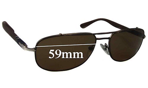 Sunglass Fix Replacement Lenses for Persol 2405-S - 59mm Wide 