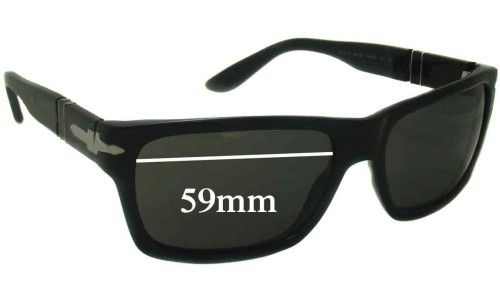 Sunglass Fix Replacement Lenses for Persol 2913-S - 59mm Wide 