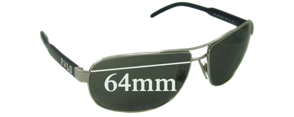 Polo RL3053 Replacement Lenses 64mm 