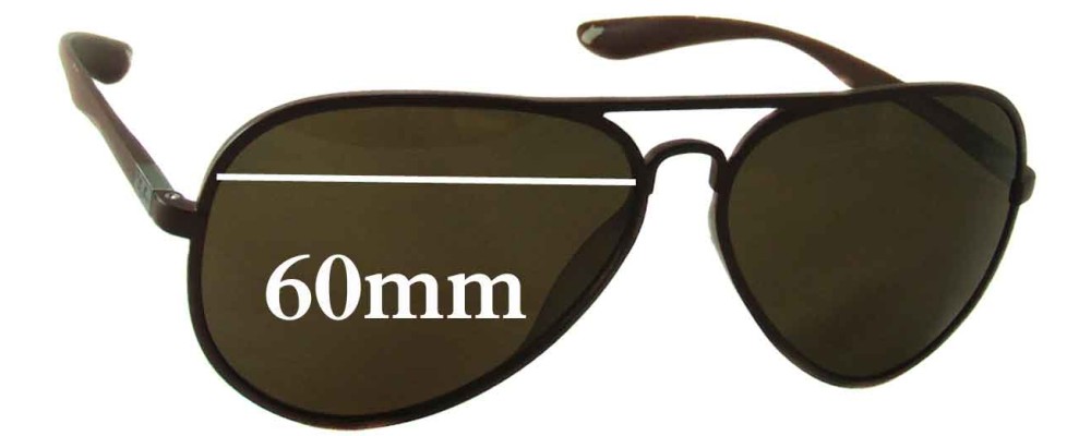Ray Ban RB4180 Replacement Lenses 60mm 