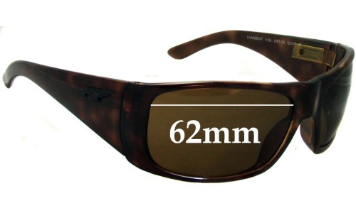 Sunglass Fix Replacement Lenses for Arnette Change Up AN4183 - 62mm Wide 