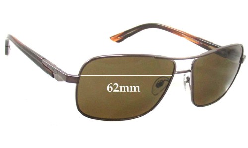 Sunglass Fix Replacement Lenses for Arnette Stakeout AN3062 - 62mm Wide 