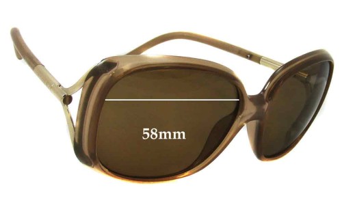 Sunglass Fix Replacement Lenses for Burberry B 4068 - 59mm Wide 
