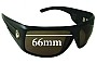 Sunglass Fix Replacement Lenses for Dragon Shield - 66mm Wide 