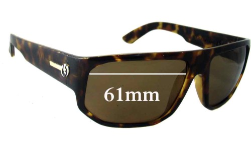 Sunglass Fix Replacement Lenses for Electric BPM - 61mm Wide 