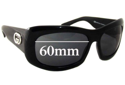 Gucci GG2971/S Replacement Lenses 60mm wide 
