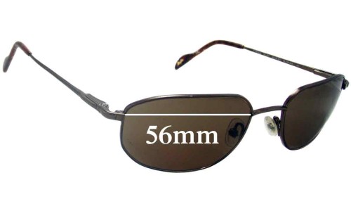 Sunglass Fix Replacement Lenses for Maui Jim MJ553 Koa - 56mm Wide 