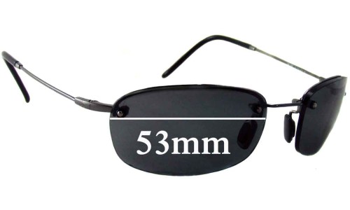 Sunglass Fix Replacement Lenses for Maui Jim MJ350 Hula - 53mm Wide 