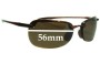 Sunglass Fix Replacement Lenses for Maui Jim MJ408 Sandy Beach - 56mm Wide 