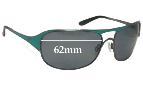 Sunglass Fix Replacement Lenses for Oakley Cover Story OO4042 - 62mm Wide 