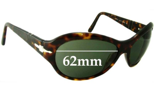 Sunglass Fix Replacement Lenses for Persol 2787-S - 62mm Wide 
