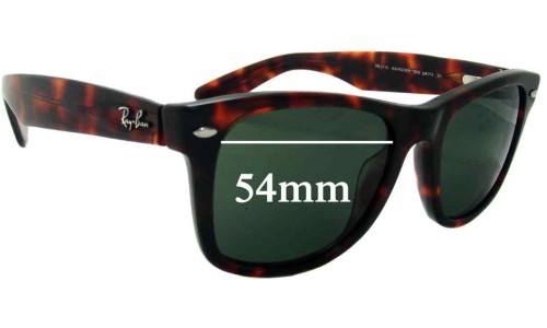 Sunglass Fix Replacement Lenses for Ray Ban RB2113 Wayfarer Outsiders - 54mm Wide 