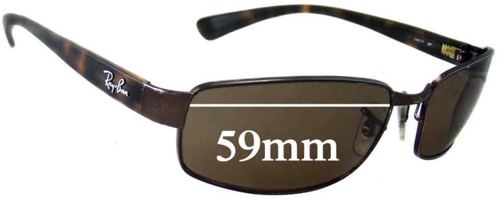 Ray Ban RB3364 Replacement Lenses 59mm 