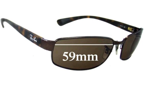 Sunglass Fix Replacement Lenses for Ray Ban RB3364 - 59mm Wide 