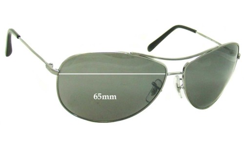 Sunglass Fix Replacement Lenses for Ray Ban RB3454-E - 65mm Wide 